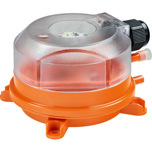 CAPTEURS ToR - Belimo  01APS-104 - Pressostat différentiel, 500...2500 Pa, Commutateur, Incl. 2 connecteurs de gaine (matière plastique) et 2 tubes de 2 m (PVC)