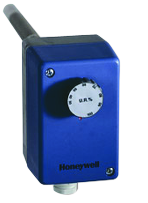 CAPTEURS ToR - Honeywell  H6045A1002 - Hygrostats simple étage de gaine - Plage de mesure  35..100%RH - 230V, 5A SPDT - IP65