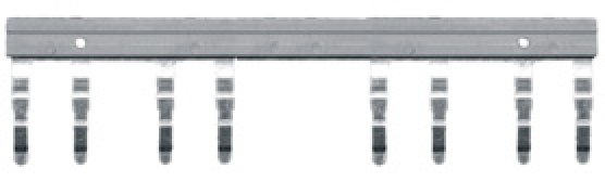  - Honeywell  XS815 - Bornier auxiliaire, 2x9 enfichable, lot de 10 unités