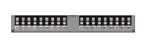  - Honeywell  XS830 - borniers auxiliaires (pour la distribution des signaux et de l'alimentation). Chaque bornier est composé de deux groupes de neuf bornes enfichables connectées en interne. Uniquement pour CLIOP830 et CLIOP831, lot de 10 unités