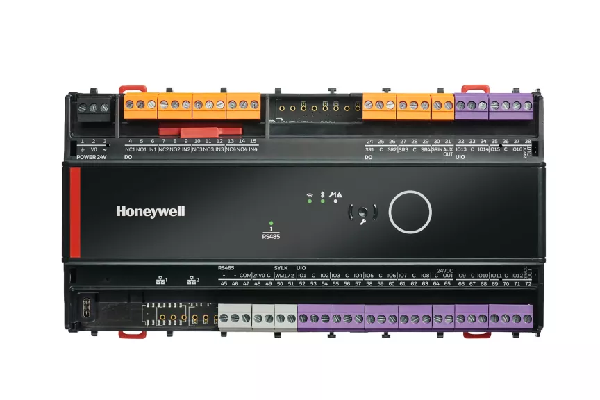 - Honeywell  UN-RL1644ES24NMC - Optimizer Unitary - contrôleur programmable: BACnet IP (10Base-T): 16UIO: 4SSR: 4 relais: 24VAC: version L