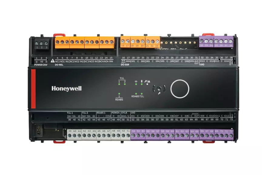  - Honeywell  UN-RL1644MS24NMC - Optimizer Unitary - contrôleur programmable: BACnet MS/TP (10Base-T): 16UIO: 4SSR: 4 relais: 24VAC: version L