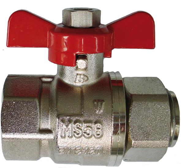 Accessoires - Siemens  WZT-K1-1 -  Ball valve R 1" with union nut G 1"