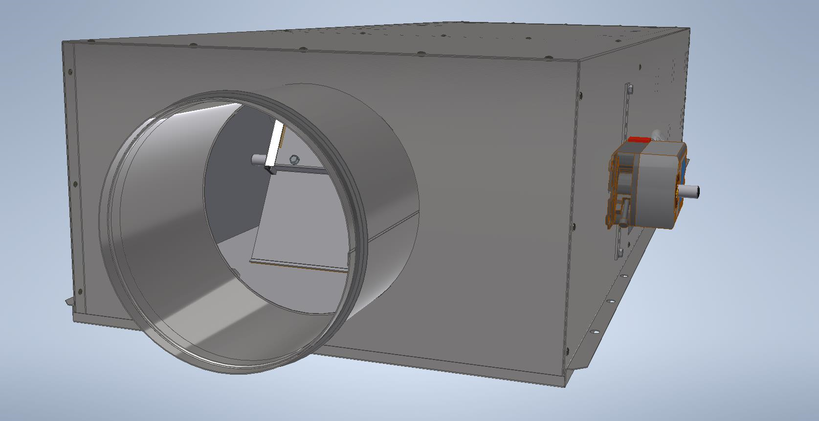 Boîte VAV - Siemens  BBA00S-010315 - Supply VAV box D315 - No com. - insulated - GDB181.1E/3 act. - 5Nm