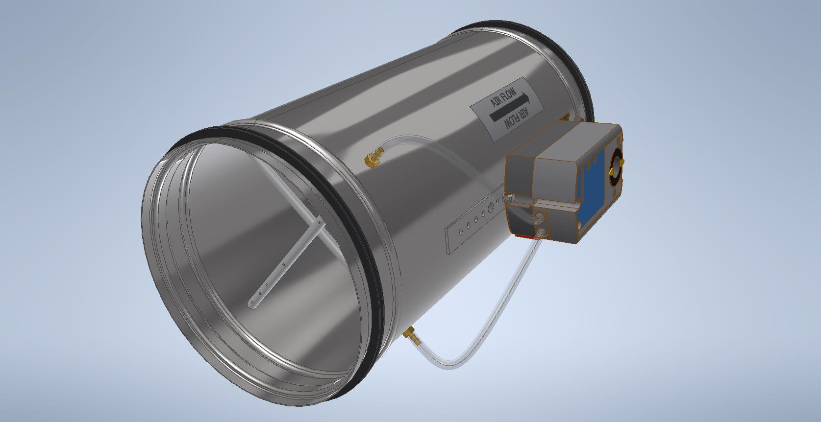Boîte VAV - Siemens  BRD00SB010125 - Circular VAV, D125 - BACnet MS/TP com. - insulated - GDB181.1E/BA act. - 5Nm