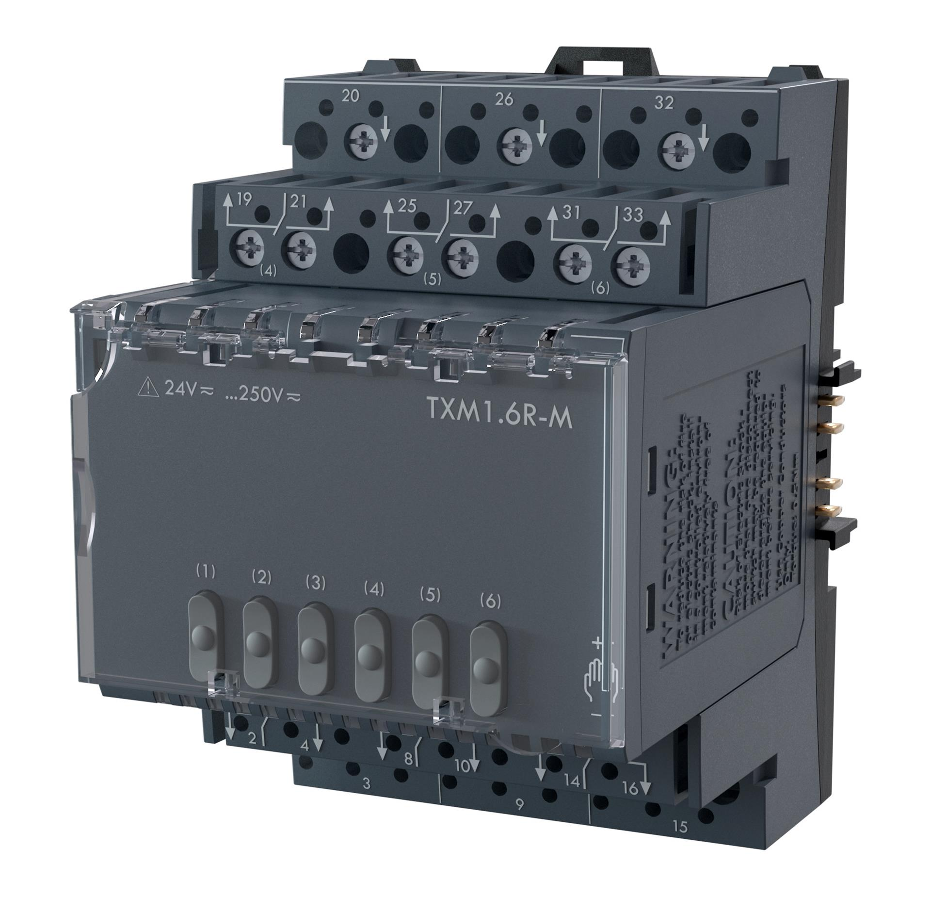  - Siemens  TXM1.6R-M - Module De 6 Sorties Relais Avec Dérogation