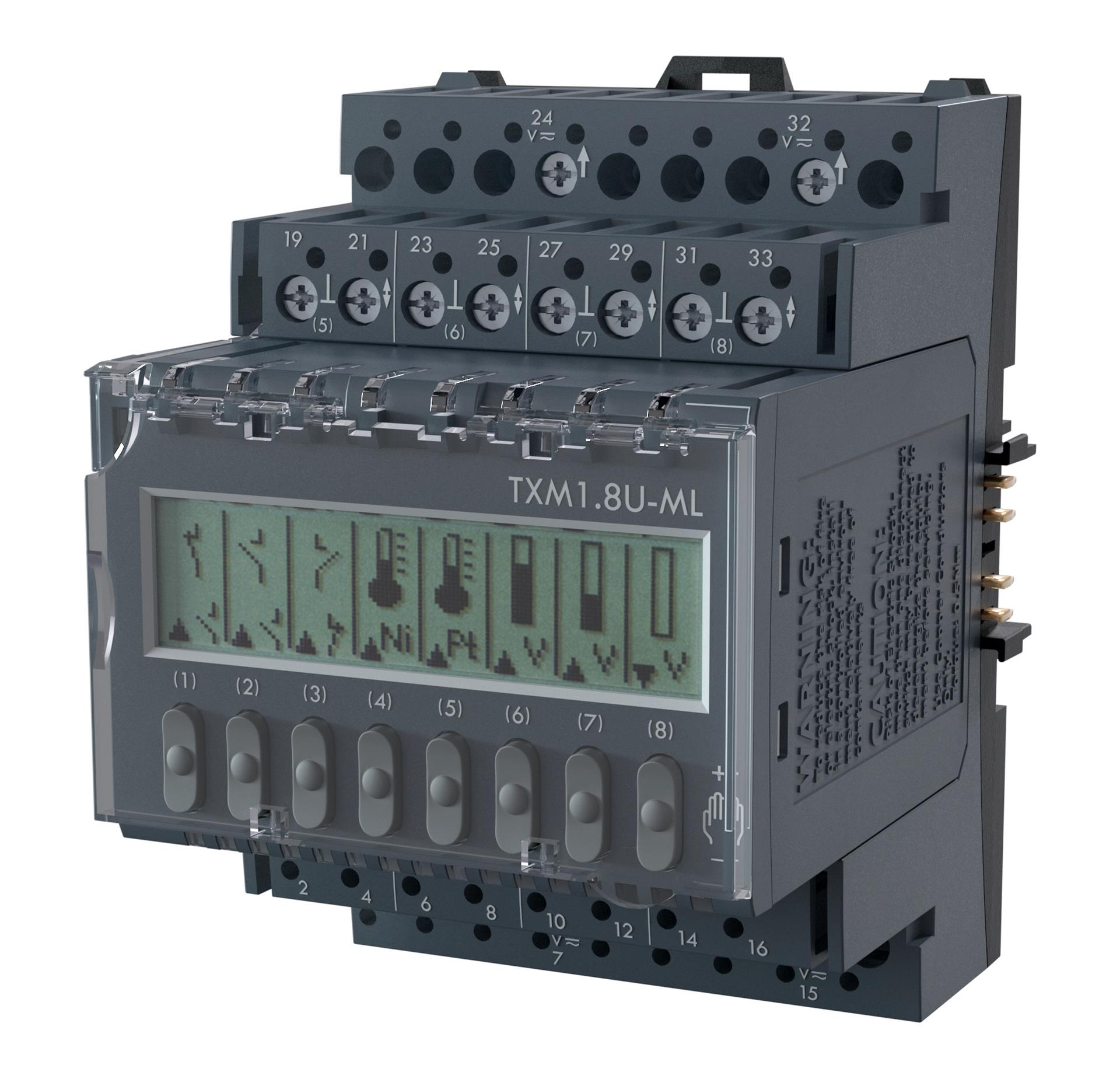  - Siemens  TXM1.8U-ML - Module 8 E/S Universelles Avec Dérogation Et Afficheur Lcd