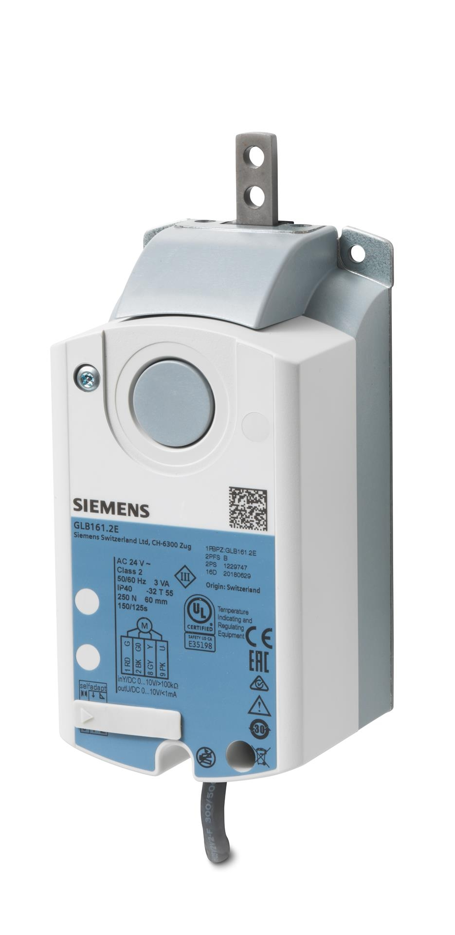 SERVOM. DE CLAPET D'AIR - Siemens GLB136.2E -  Servomoteur linéaire 250 N / 24 V~ / 2 pts avec 2 contacts