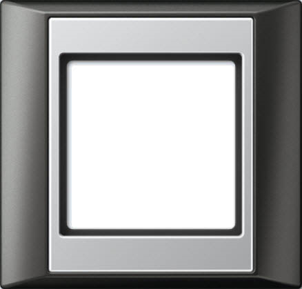 Accessoires - Thermokon 224024 -  Protection boîtier/boîtiers Cadre 1x Jung A plus anthracite/aluminium