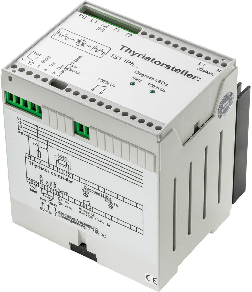 Gradateurs de Puissance Monophasé - Thermokon 233712 -  TS1 monophasé SP 1-ph 12 A 2,76 kW