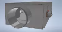 Boîte VAV - Siemens  BBA00S-010125 - Supply VAV box D125 - No com. - insulated - GDB181.1E/3 act. - 5Nm