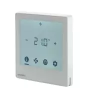  - Siemens  RDF800 - Régulateur De Température Encastrable Avec Écran Tactile Pour Ventilo 2 Ou 4 Tuy. (Chaud Et FroidmAn. Et Aut.)