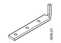 Accessoires - Siemens ASK71.08 -  Support De Montage, Bg, Court