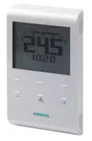 Thermostat à l'horloge - Siemens RDE100.1DHW -Thermostat digital 7 jours alimentation par piles avec production d'eau chaude