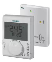Thermostat RF - Siemens RDJ100RF/SET -Thermostat d'ambiance programmable radio fréquence - kit (transmetteur et récepteur)
