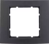 Accessoires - Thermokon 198905 -  Protection boîtier/boîtiers Cadre 1x Berker B.3 anthracite mat (alu)
