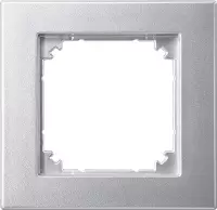 Accessoires - Thermokon 192972 -  Protection boîtier/boîtiers Cadre 1x Merten M-Plan aluminium
